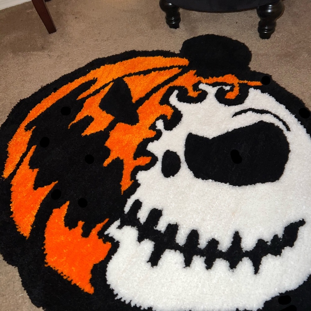 Jack Skellington Rug - Picture 2 of 3